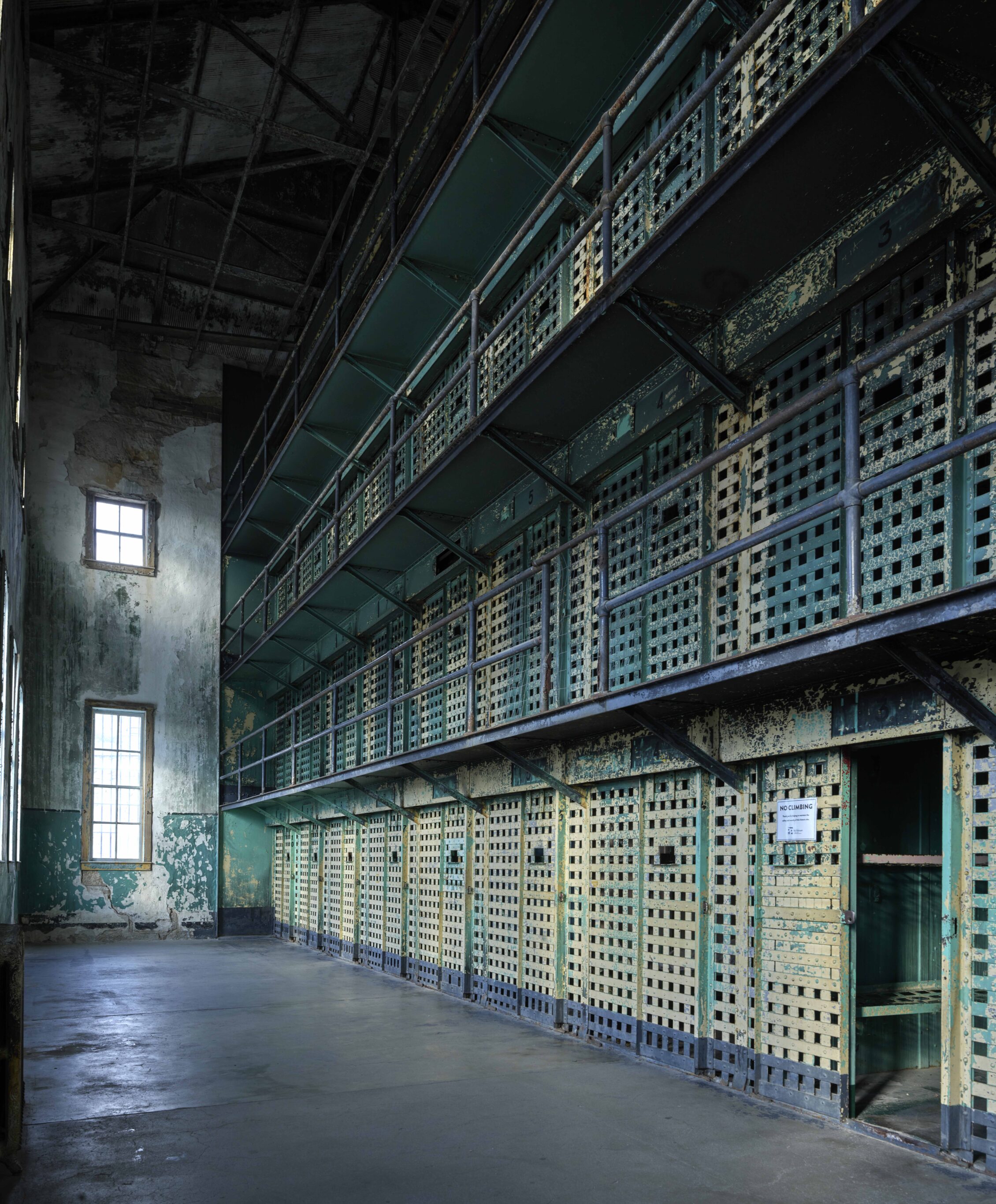 Cellblock at the Old Idaho Penitentiary in Boise, Idaho