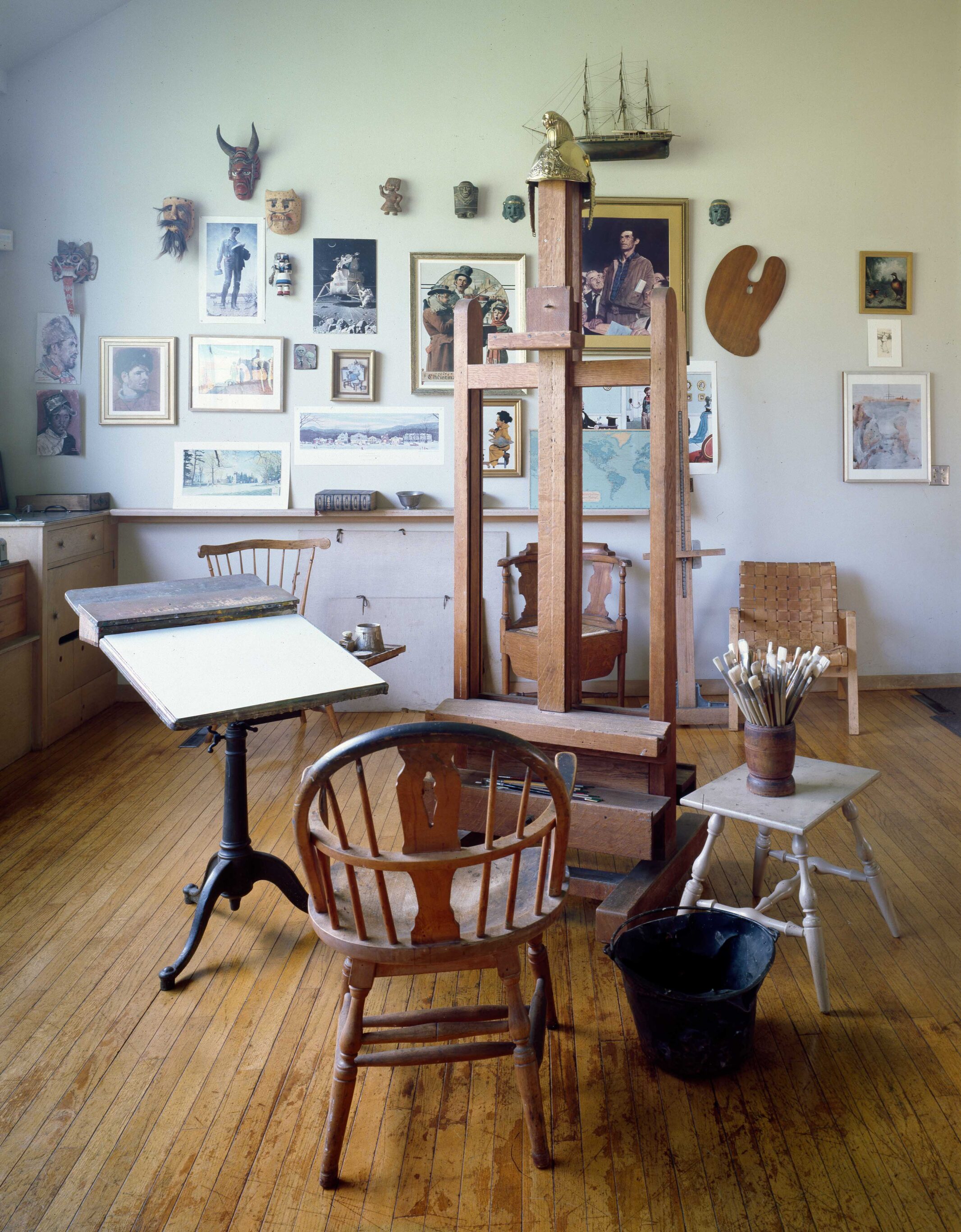 Norman Rockwell studio