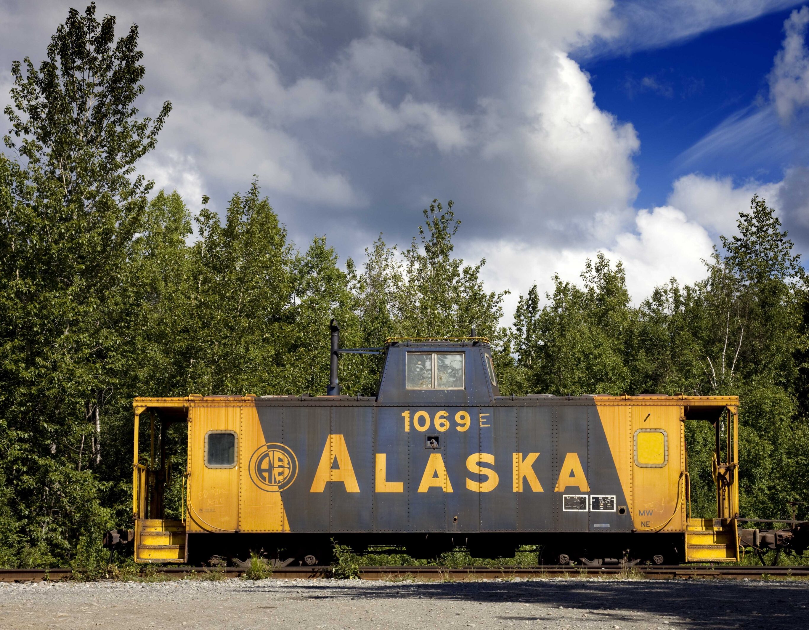 Old Railroad box car, Alaska