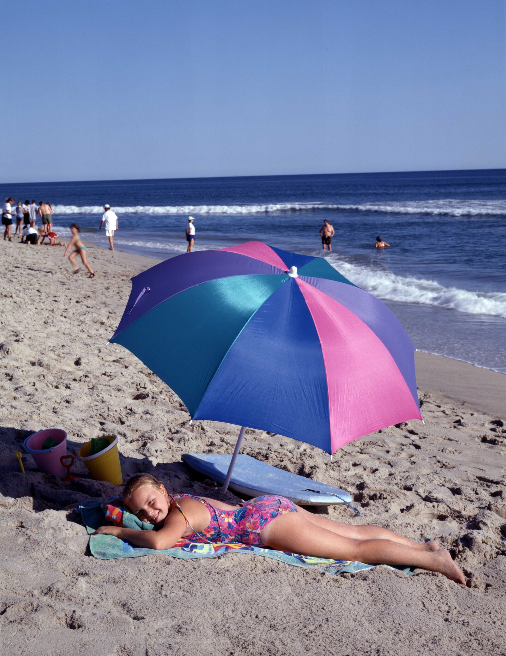 Sunbathers on Nantucket Island