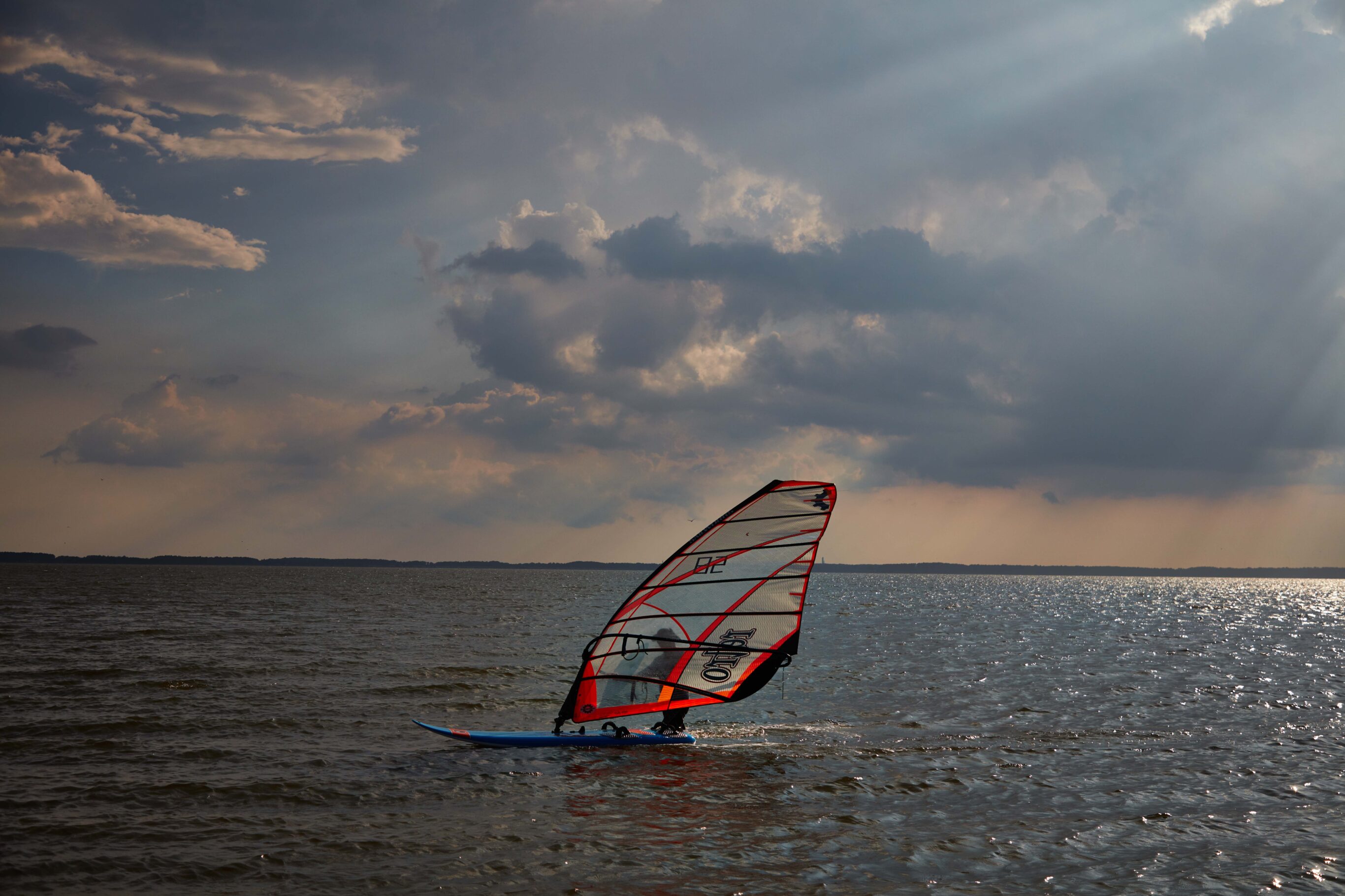 Windsurfer in Indian River Bay